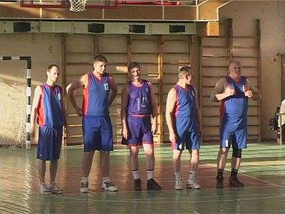 Чемпионат города по баскетболу.