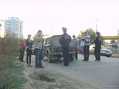 Попал под колеса...