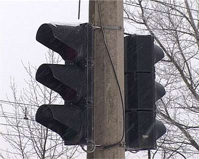 Неработающий светофор