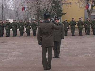 Новобранцы приняли боевое крещение