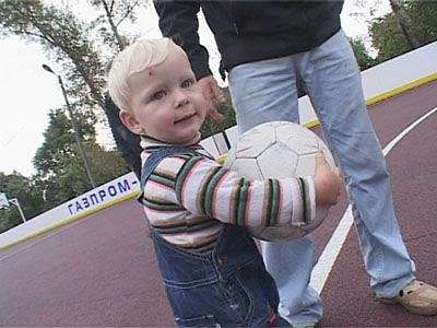 Открытие спортплощадки