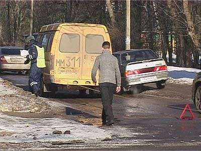 Авария с участием маршрутки