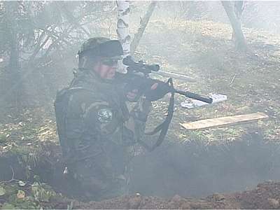 Первые соревнования по страйкболу