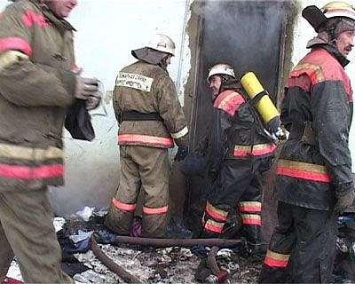 Пожар в магазине