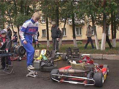 Картинг на площади