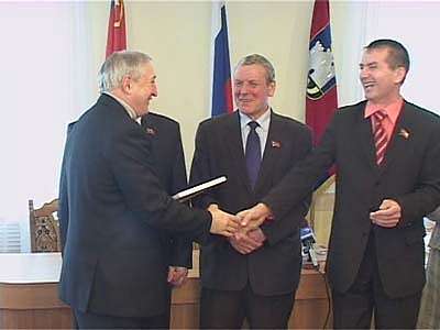 Награждение в Горсовете