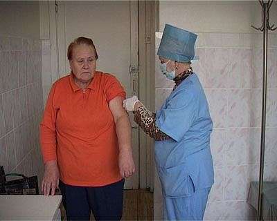 В городе началась вакцинация против гриппа